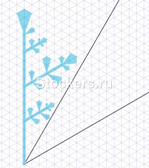Уроки Inkscape. Снежинка.
